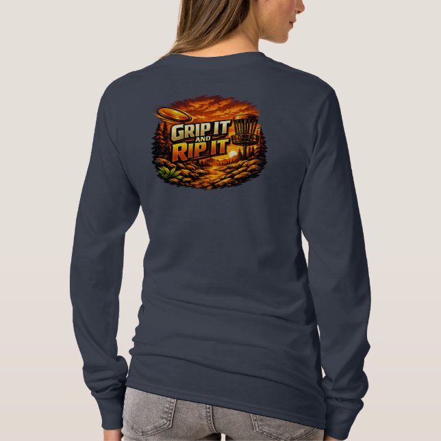 Camiseta Segure e rasgue manga longa (Verso)