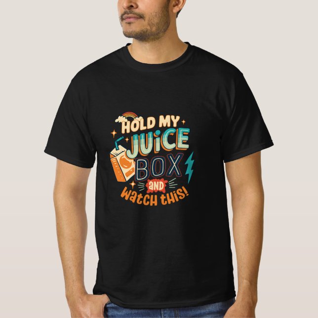 Camiseta segure minha caixa de suco e veja isso (Frente)