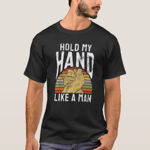 Camiseta Segure Minha Mão Como Um Homem Vintage Arm Luta