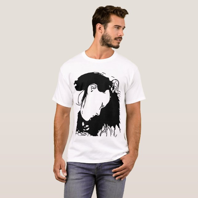 Camiseta Segure O Cabelo (Frente Completa)