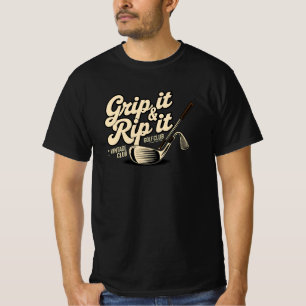 Camiseta Segure-o rasgando-o Golfe