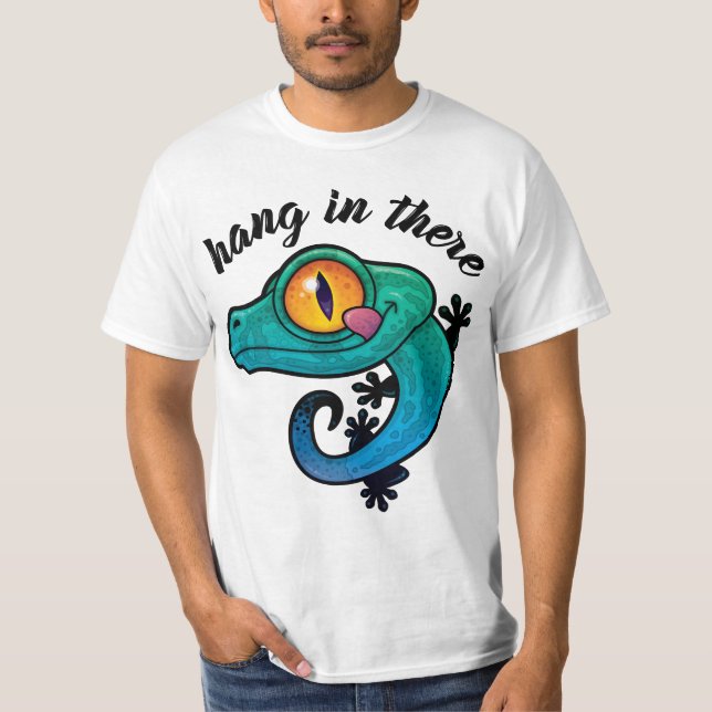 Camiseta Segure-Se Ali Colorida Gecko (Frente)