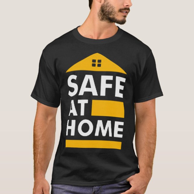Camiseta Seguro em casa (Frente)