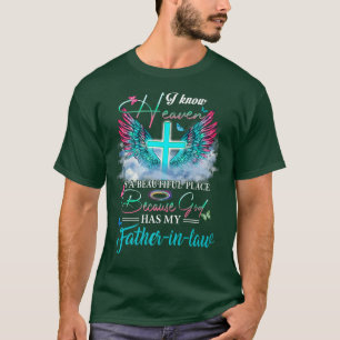 Camiseta Sei Que O Céu É Um Lugar Bela Que Deus Tem Minha F