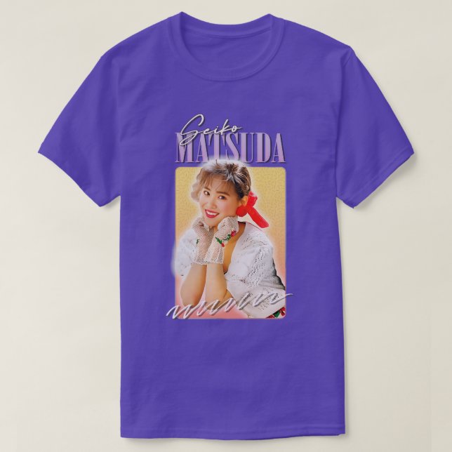 Camiseta Seiko Matsuda Retro 80s Fan Art Design 6 (Frente do Design)