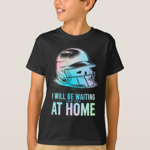 Camiseta Seil Estarei Esperando Por Você Em Casa Funny Soft