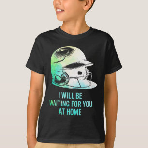 Camiseta Seil Estarei Esperando por Você Em Casa Funny Soft