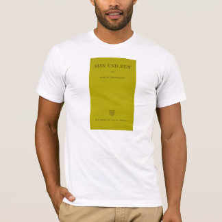 Camiseta Sein Und Zeit/amarelo de Heidegger ser e de tempo