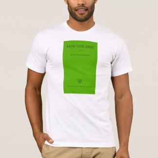 Camiseta Sein Und Zeit/verde de Heidegger ser e de tempo