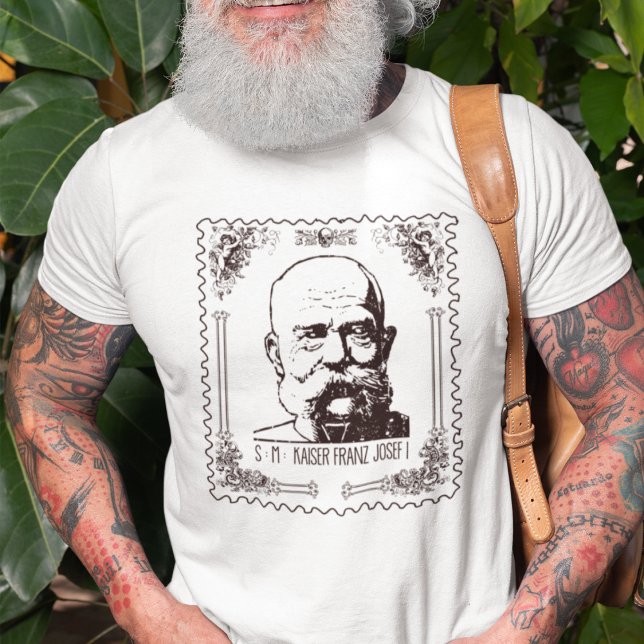 Camiseta Seine Majestät Kaiser Franz Joseph I (Ehren Sie die Geschichte mit diesem einzigartigen weißen T-Shirt! )