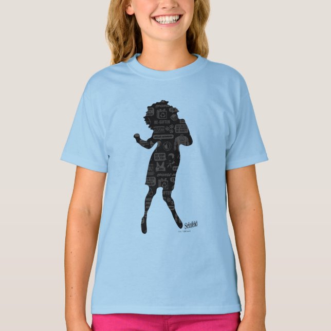 Camiseta Seinfeld | Elaine Dance Silhouette (Frente)