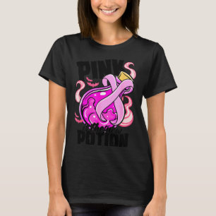 Camiseta Seio de Halloween da Nova Poção Rosa