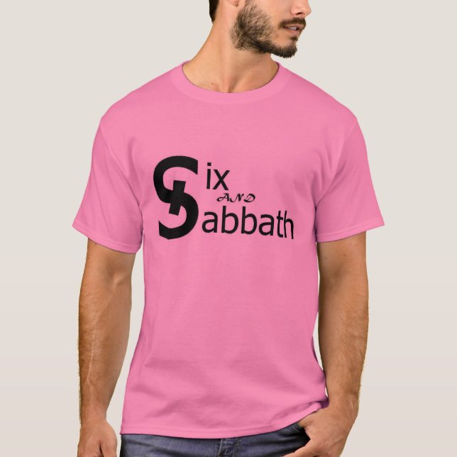 Camiseta seis e Sabat (Frente)