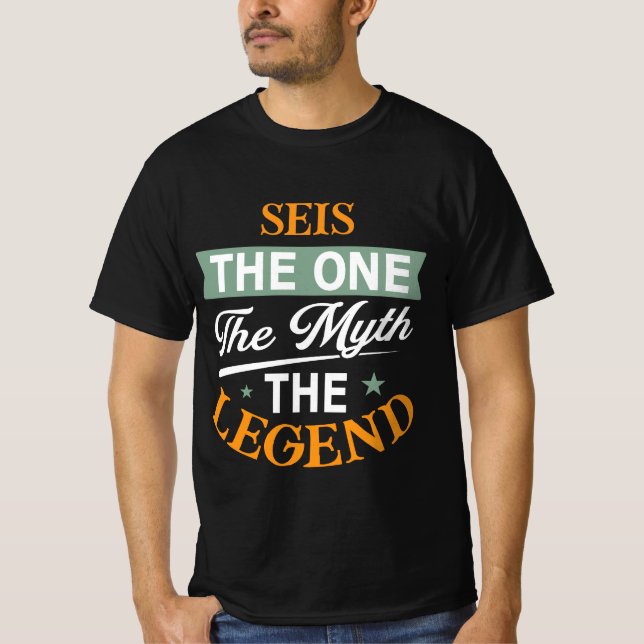 Camiseta Seis O Um O Mito A Lenda (Frente)