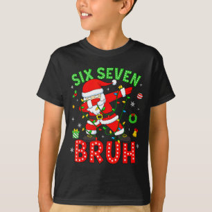 Camiseta Seis Sete 67 Geração Z Alpha Meme Bruh Natal Dabbi