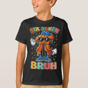 Camiseta Seis sete 67 mano 6 7 dia feliz basquete seja