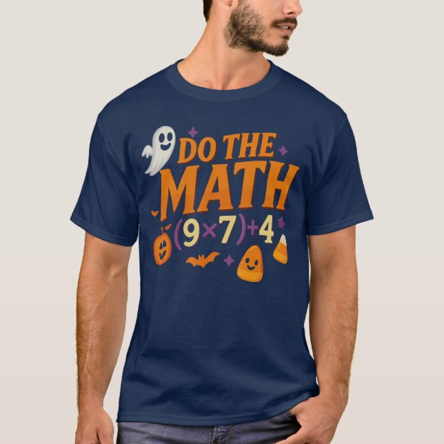 Camiseta Seis Sete 67 Meme Faça as Contas Halloween Alpha G (Frente)