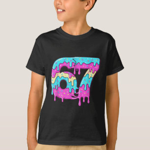 Camiseta Seis Sete 67 Meme Gotejante Número 67 Sorvete