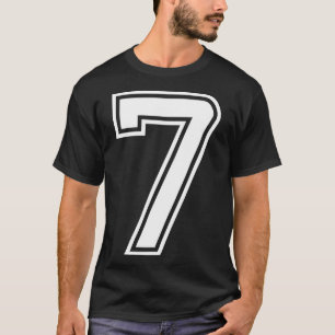 Camiseta Seis Sete 67 Número Correspondente 7 Halloween Ani