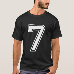 Camiseta Seis Sete 67 Número Correspondente 7 Halloween Ani