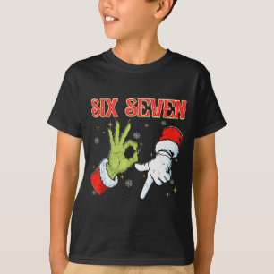 Camiseta Seis Sete 6 7 Geração Z Alpha Meme Gíria Feliz Nat