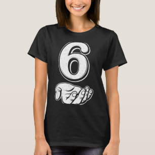 Camiseta Seis Sete 6 7 Meme Geração Alfa Gíria 6 7 Mãos Cas