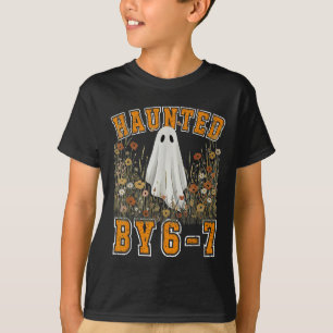 Camiseta Seis Sete Assombrado 6 7 Meme 67 Mão de Esqueleto 