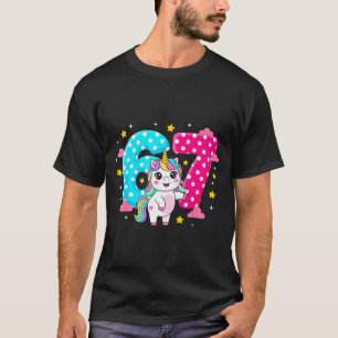 Camiseta Seis Sete Bruh Dabbing Unicórnio 6 7 Meme 7º Anive