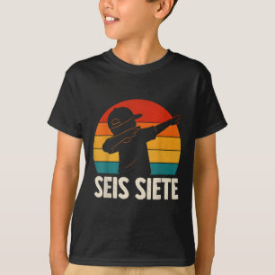 Camiseta Seis Sete Espanhol 67 Meninos Crianças Six Seven E