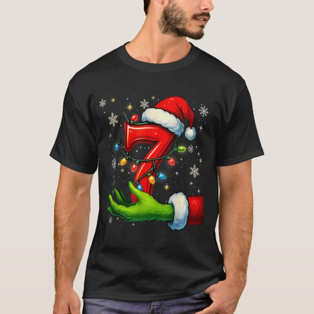 Camiseta Seis Sete Meme De Natal Engraçado Casal Combinando (Frente)