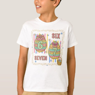 Camiseta Seis-sete meme feliz páscoa 2026