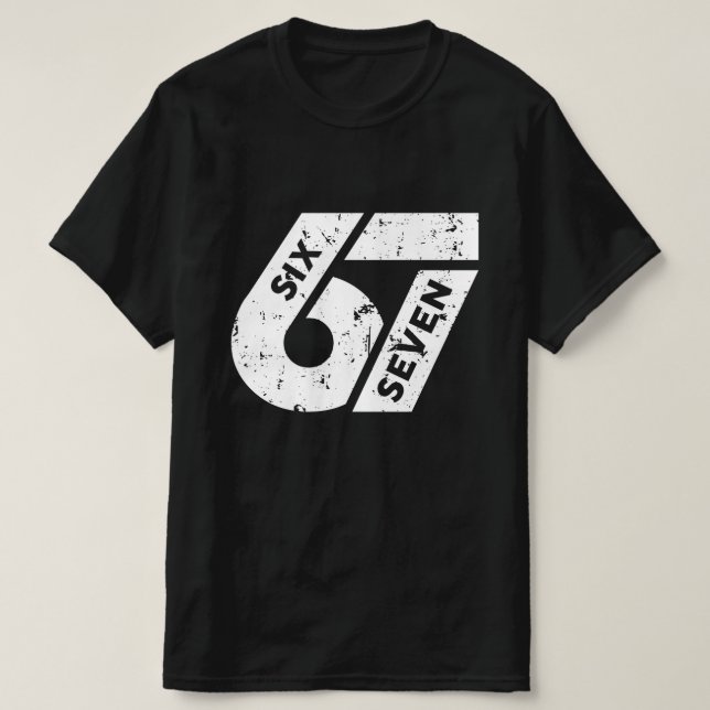 Camiseta Seis Sete Memes Engraçados 67 (Frente do Design)