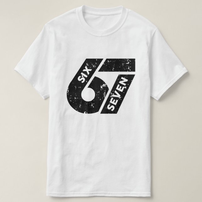 Camiseta Seis Sete Memes Engraçados 67 (Frente do Design)