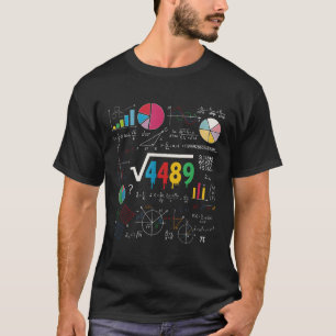 Camiseta Seis Sete Professor de Matemática 67 Meme Raiz Qua