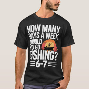 Camiseta Seis Sete Resposta de Pesca – Quantos Dias por Sem