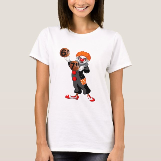 Camiseta Seis Sete | Seis-Sete | 6' 7" | Palhaço (Frente)