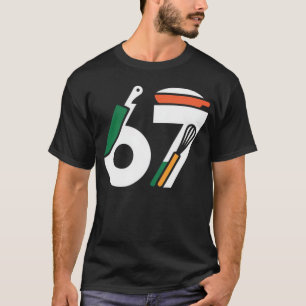 Camiseta Seis Sete Utensílios de Cozinha Meme Foodie Cozinh