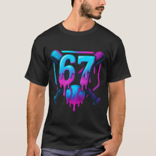 Camiseta Seis Sete Vendem Sorvete Drip Legal 67 Geração Alf