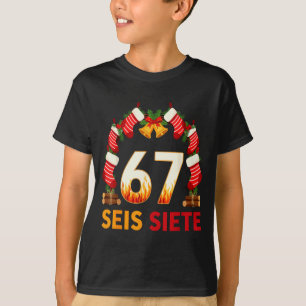 Camiseta Seis Siete 67 Six Seven Natal 67 Meme 