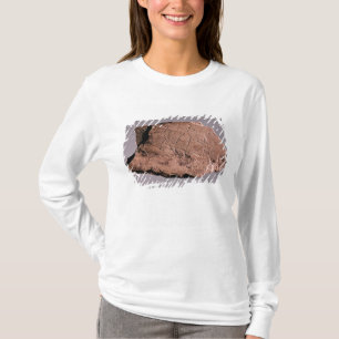 Camiseta Seixo que descreve um homem que está sendo atacad