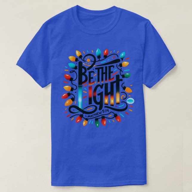 Camiseta Seja a Luz (Frente do Design)