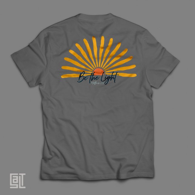 Camiseta Seja a Luz Boho Fé Cristã Inspirador  (Criador carregado)