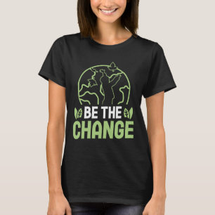 Camiseta Seja a Mudança Acessórios de Proteção Ambiental