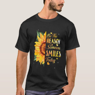 Camiseta Seja A Razão Por Que Alguém Sorri Hoje Inspi De Gi