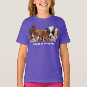 Camiseta Seja amável a cada tipo