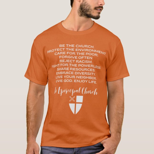 Camiseta Seja amigos da Igreja (Frente)