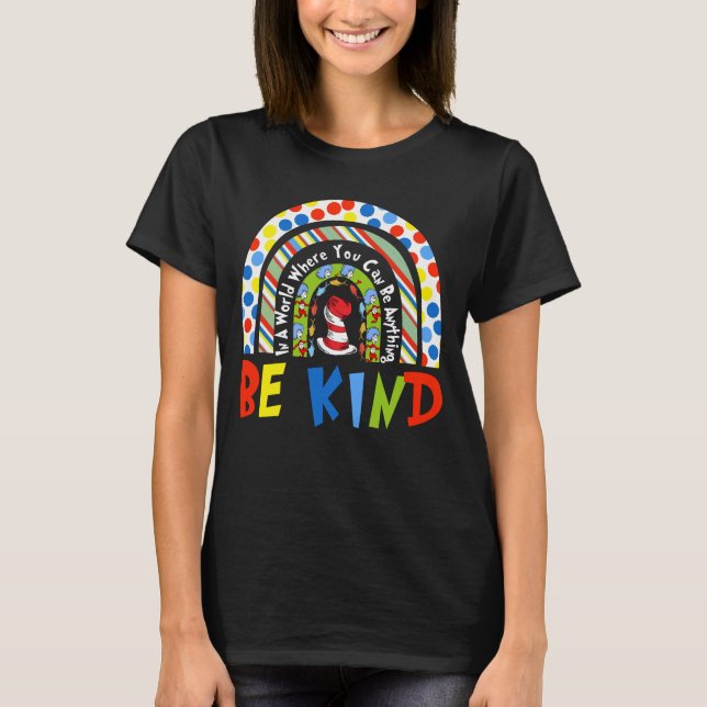 Camiseta seja arco-íris gentil grinc (Frente)