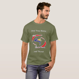 Camiseta Seja ativo e prospere