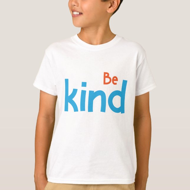Camiseta Seja azul e laranja (Frente)