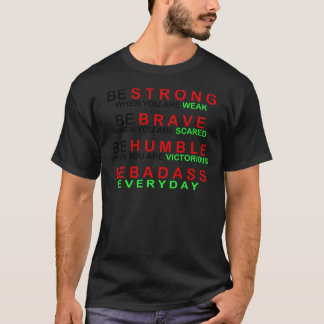 Camiseta Seja Badass diário